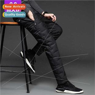 men pressure duck down thic whe pants Outdoor rubber