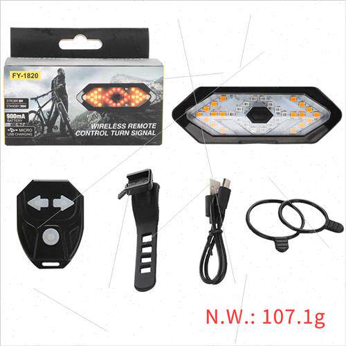 Bicycle turn signal light USB rechargeable bicycle tail ligh