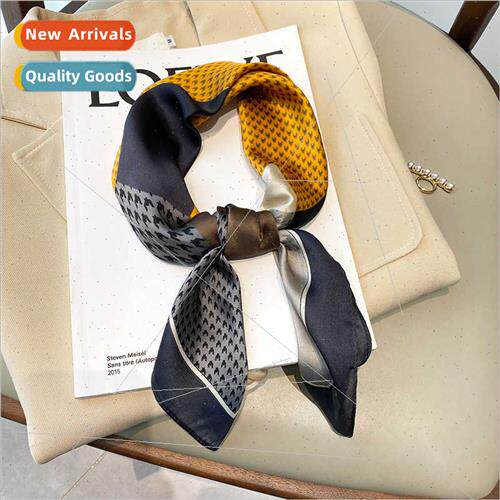 2021 Korean  new spring summer fashion square scarf female c