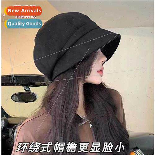 Hat women fall winter suede fashion cold cap beret Japanese
