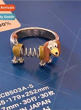 Cute Spring Puppy Animal Rings Women Fashion Rings che Cold