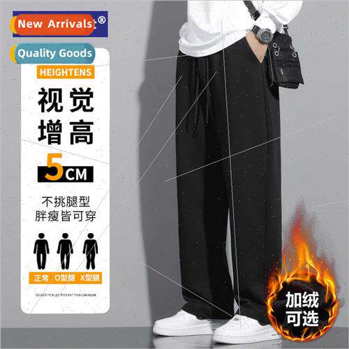 cotton sweatpants padded men women pants drawstring spring f
