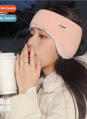 new winter lamb wool ear muffs ladies outdoor cycling windpr