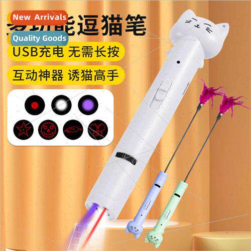 usb rechargeable laser cat teaser infrared laser light patte