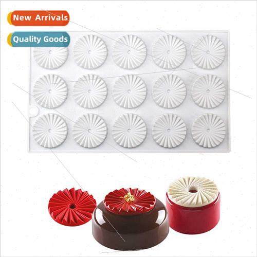 licone 15-link Pleated Chocolate Cake Jelly Pudding Soap Cak