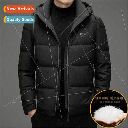 2023 winter thickened removable hooded 90 down down jacket m