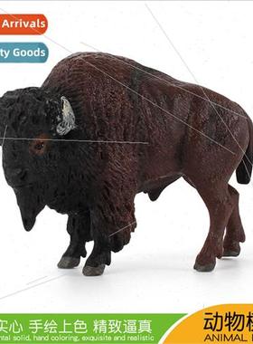 simulation animal American bison model buffalo rat cattle st