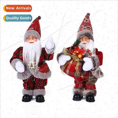 Electric music Santa Claus doll ornament rocking old man sno