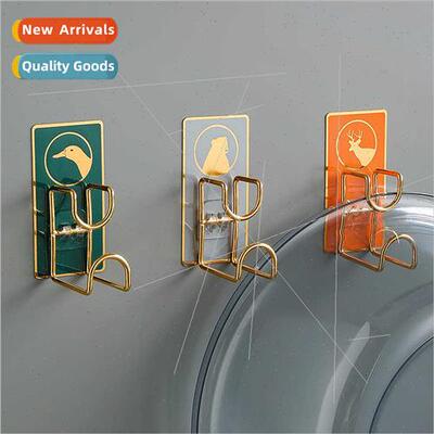 Bathroom basin hooks cartoon basin shelf whout punching smal