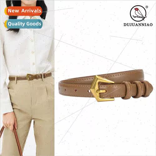 Korea new girls belt solid color jeans belt dress shirt fema