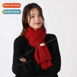 Soft lovely girl knted scarf female fall winter Korea versat