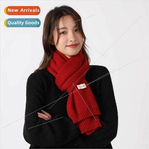Soft lovely girl knted scarf female fall winter Korea versat