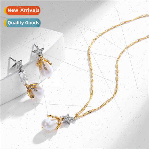 s925 silver needle copper gold-plated earrings women set Kor