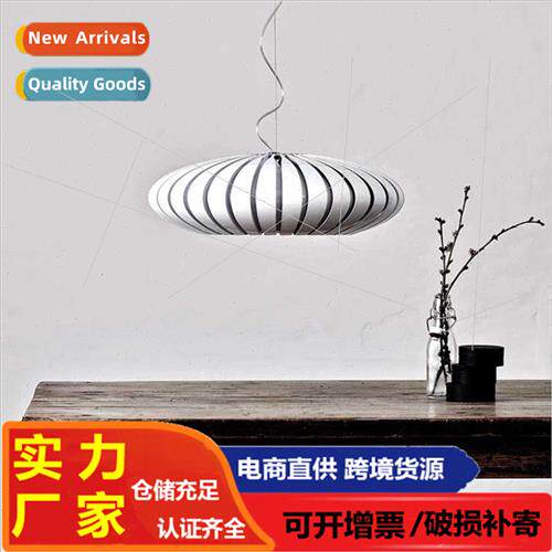 Dining room chandelier single head Scandinavian cream wind l