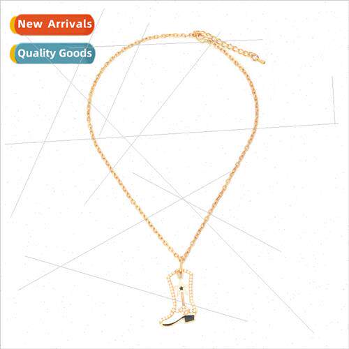Hundreds simple necklace retro fashion temperament boots set