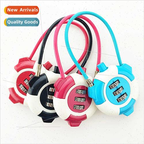 504 two-color wire rope computer combination lock closet lap