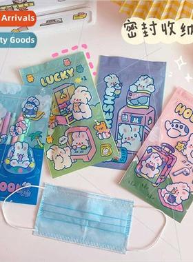 Cute bunny packaging self-sealing bags packing snacks sealin