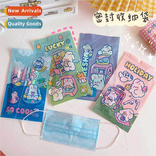 Cute bunny packaging self-sealing bags packing snacks sealin