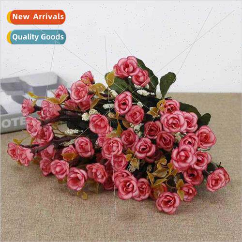 Fake Flowers 21 Autumn Happy Roses  mulation Flowers Home De