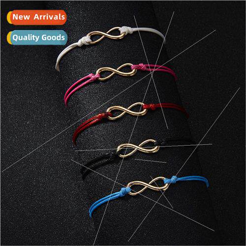 New whe card five-color bracelet creative 8 words weaving ad