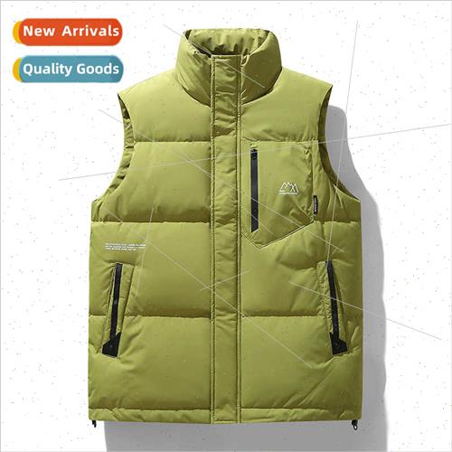 Youth down vest nd fashion whe duck down collar down jacket