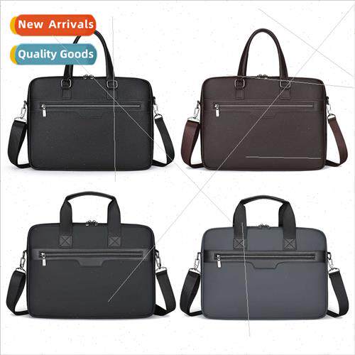 15.6 inch office organizer briefcase large capacy PU leather