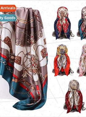 mulation silk 90 large square scarf silk scarf women new 202