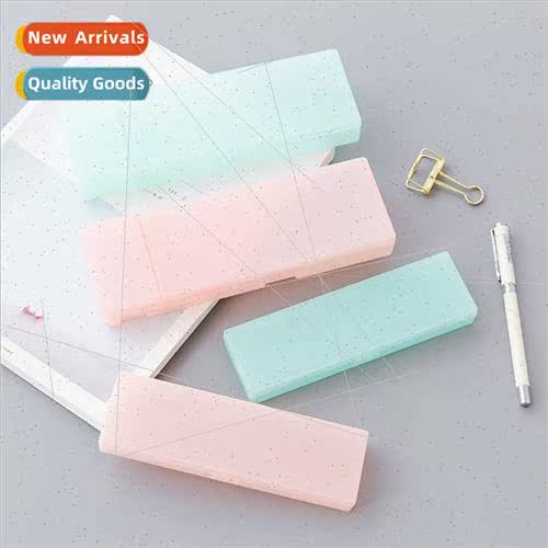 Creative Japan simple translucent frosted stationery box mul
