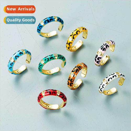 Europe Fashion Copper Gold-Plated Micro Zirconia Multi-Color