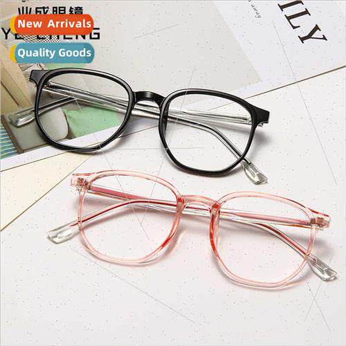 Fashion pin anti-blue light glasses TR flat glasses 适用men