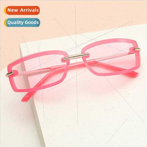 68160 Personalized Sweet Cool Hottie Oval Sunglasses Y2K Fas