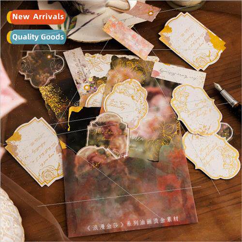 Ketchup Romantic sha Series Vintage  Oil Painting Stamping D