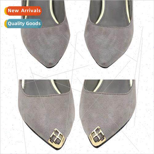 Women high-heeled shoes pointed protection head anti-kick co