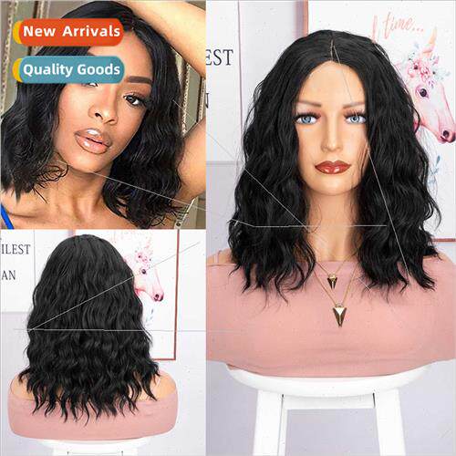 Wig Europe Women Front Lace Chemical Fiber Head Covers Small