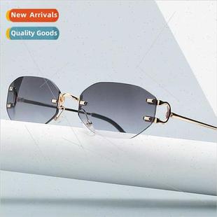 edge small glasses 2A290 personaly cut irregular sunglas new