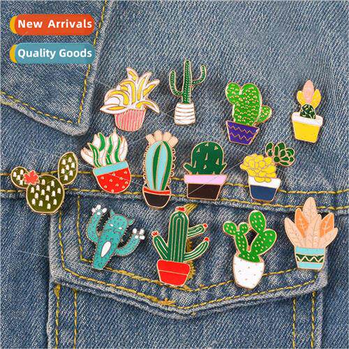 Europe Uned States brooch cactus brooch alloy wh cowboy shir