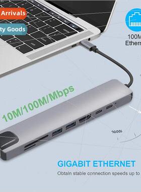 USB C Hub Type C to HDMI 4K PD 5A 87W Dock Rj45 Lan USB 3.1