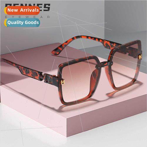 New Korean H letter accessories large square frame vegan sho