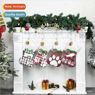 Hanging Christmas Bones Stocking Chr 2023 Bag New