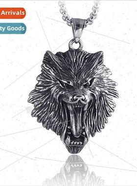 Hip hop hollow retro tanium steel necklace influx men stainl