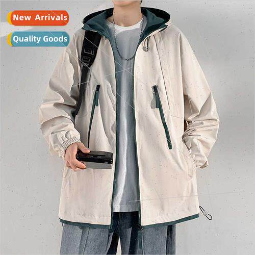Spring 2023 jacket men  hooded Korean  casual students fashi