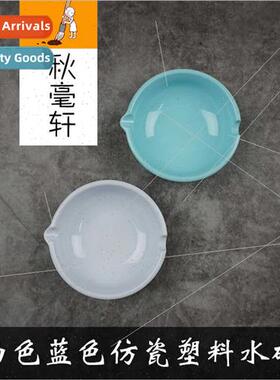 Multi-functional inkwell imation porcelain ink dish pen hold