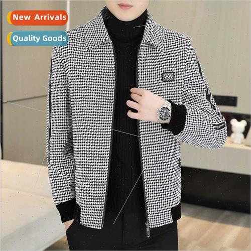 Men tweed jacket jacket fall winter clothing nd high-end sta