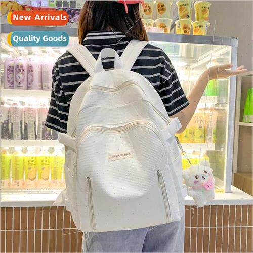 Teenage girls schoolbag female junior high value shoulder ba