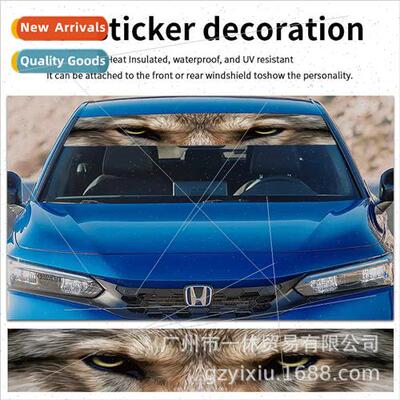 car stickers decorative sunshade 3D stereoscopic cat eye car