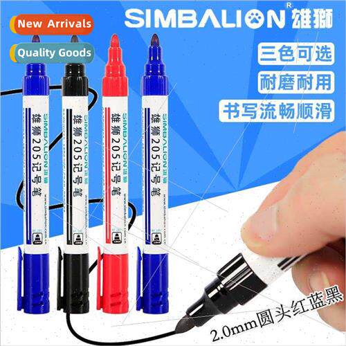 Lion 205 oil-based markers single-ended black color markers