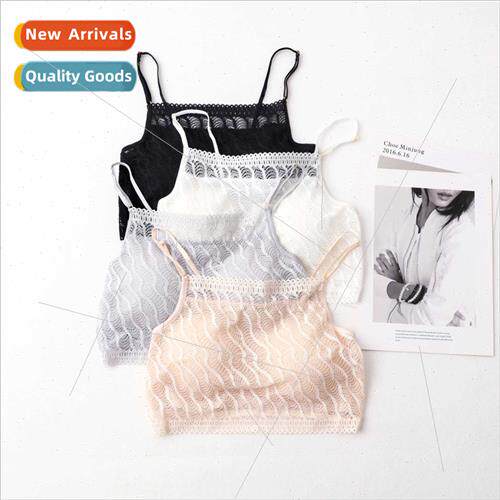 Mulberry silk bra inside anti-glare sexy bustier beauty back