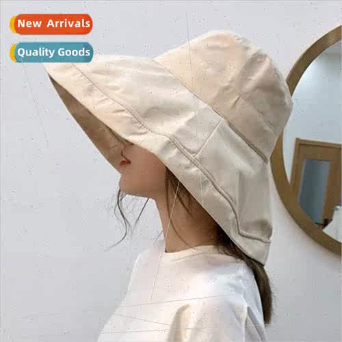Wide Brim Women Sun Hat Cap Casual Large Brim Bucket Hat Spo
