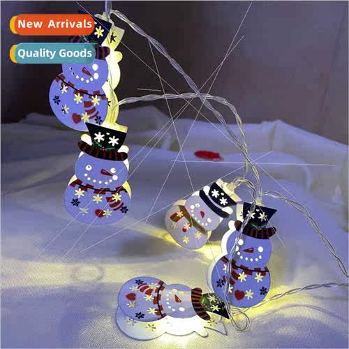 New led Christmas holiday decoration string lights Iron snow