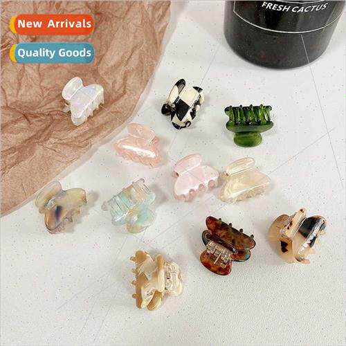 Mini small size acetate grab clip cute bangs clip girl diy s